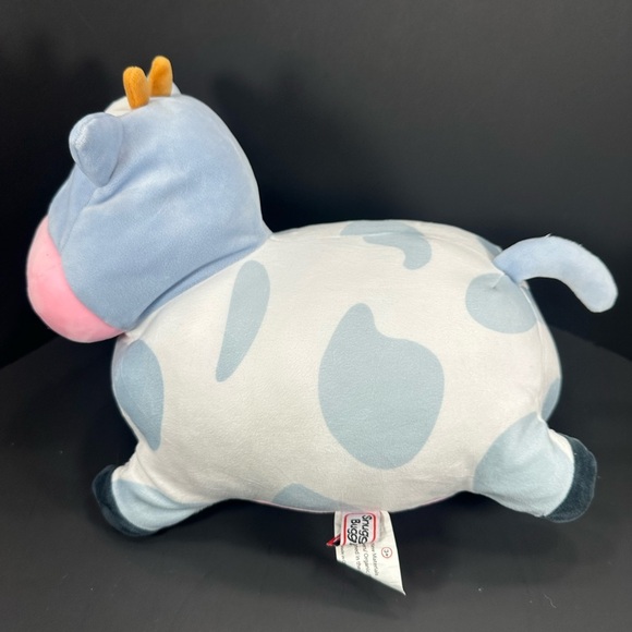 Snuggle beggie Plush Cow Toy - Pink and Gray size 10” pre owned Exellent cond - Picture 3 of 6